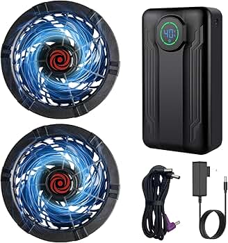 業界超強40V 30000mAh ファンバッテリーセット 空調作業服 Amazon.co.jp: 【2025暴風新登場40V/30000mAh】空調作業服